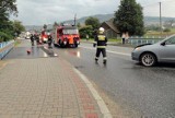 Wypadek zablokował drogę Nowy Sącz – Kraków