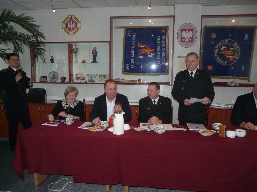 Komenda Powiatowa Straży Pożarnej w Wieluniu podsumowała ubiegłoroczną działalność