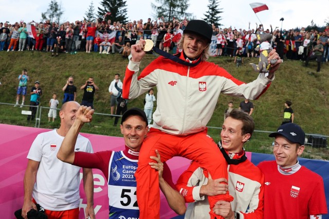 Dawid Kubacki - mistrz igrzysk europejskich na dużej skoczni.