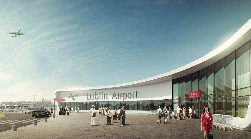 Zobacz wizualizacje terminalu Portu Lotniczego Lublin