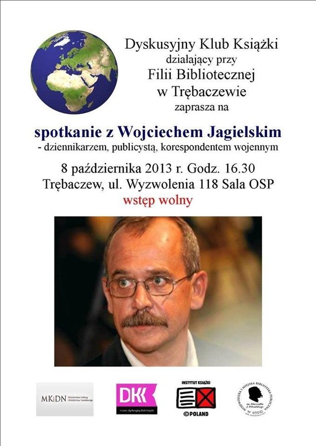 Wojciech Jagielski spotka się z czytelnikami w Trębaczewie w przyszły wtorek