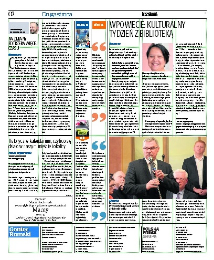 Goniec Rumski: Dzisiejsze wydanie gazety (25 stycznia 2019)