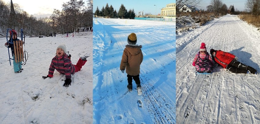 Stargard pod śniegiem. Z górki na pazurki. ZDJĘCIA internautów 