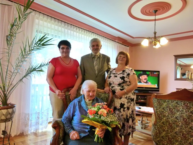 Agnieszka Sroka z Kroczyc ma 99 lat.