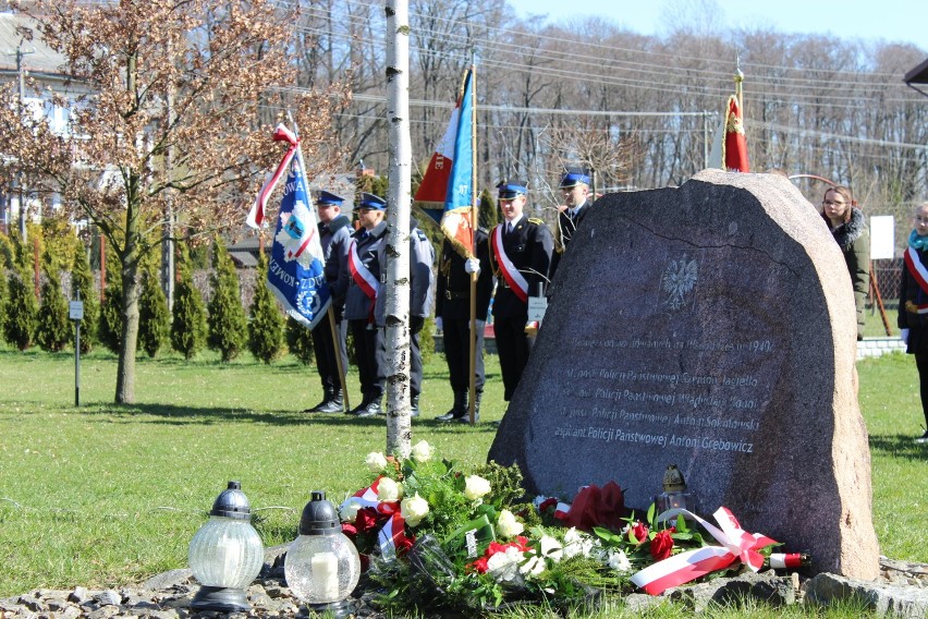 Uczcili w Wojsławicach pamięć policjantów zamordowanych na Wschodzie