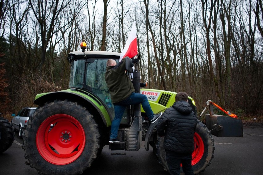 Niepołomice. Protest Agrounii w Małopolsce