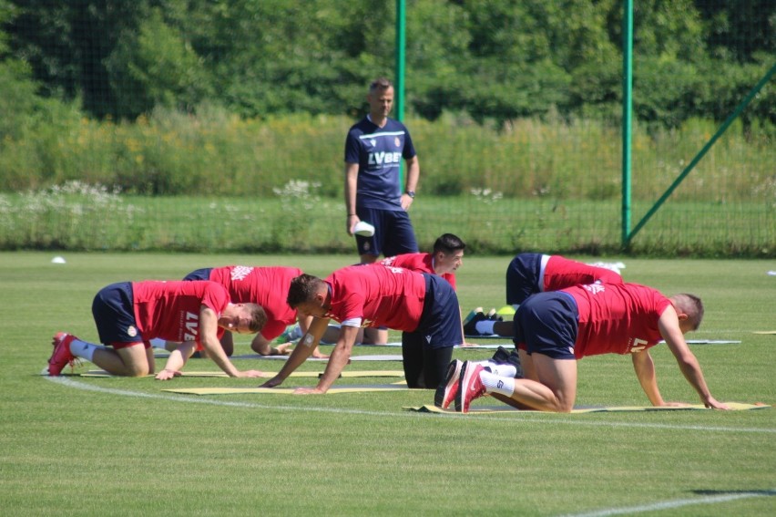 30 lipca 2020 r. Trening piłkarzy Wisły Kraków