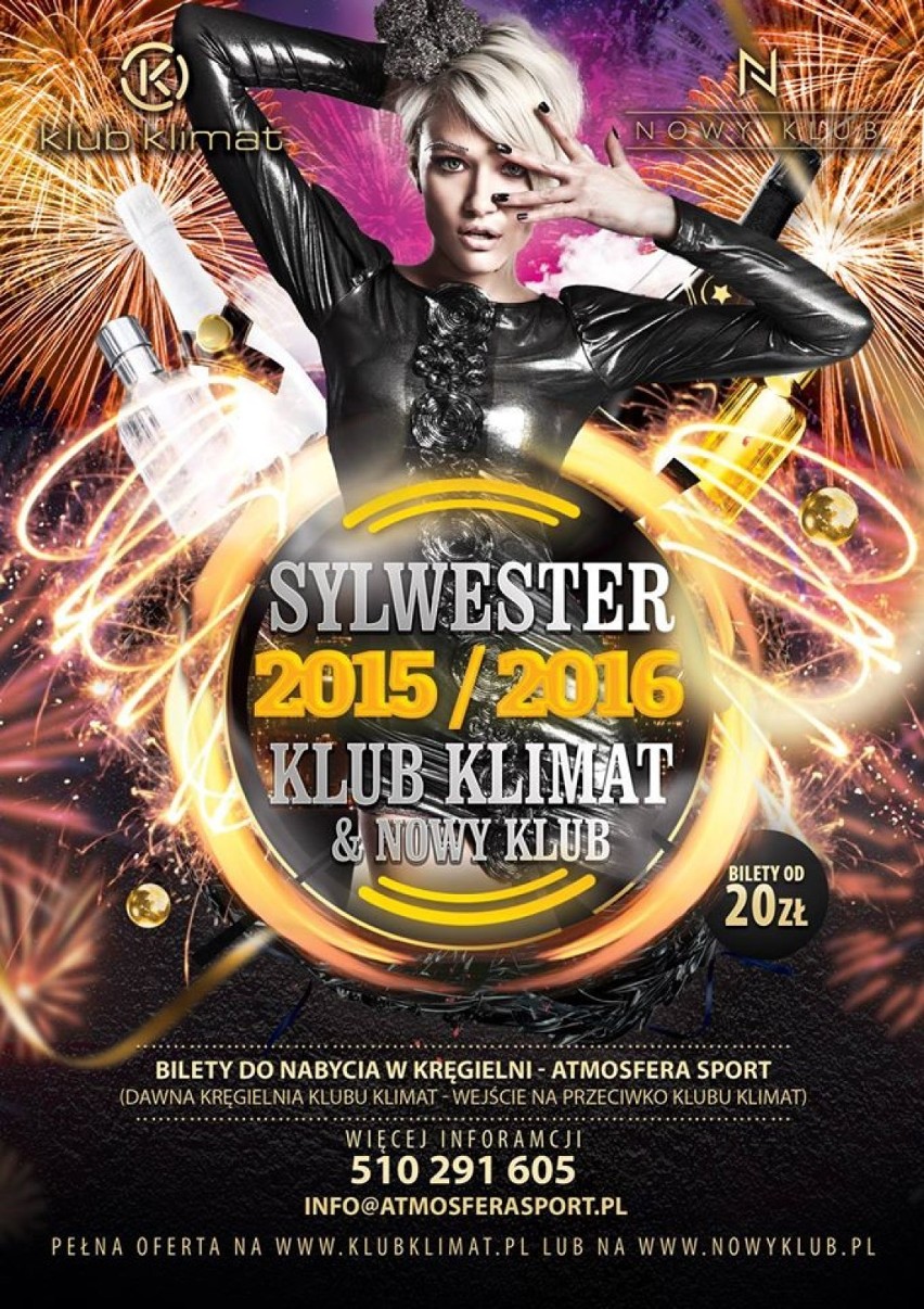 Sylwester 2015/2016 Bielsko-Biała, Klub Klimat