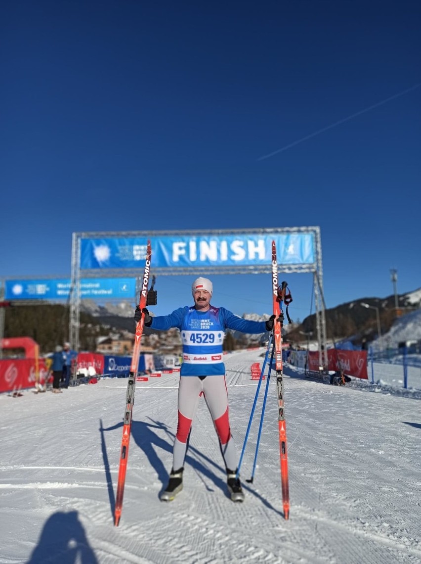 Roland Winnicki na zawodach w Seefeld