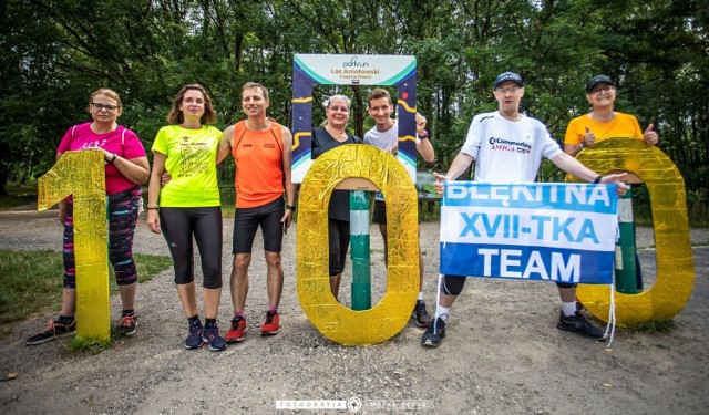 100 Parkrun w Lesie Aniołowskim w Częstochowie. Na starcie stanęło 113 biegaczy