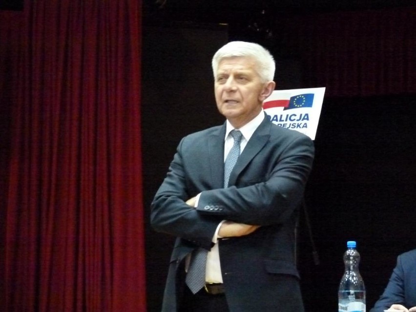 Marek Belka na spotkaniu w Zduńskiej Woli