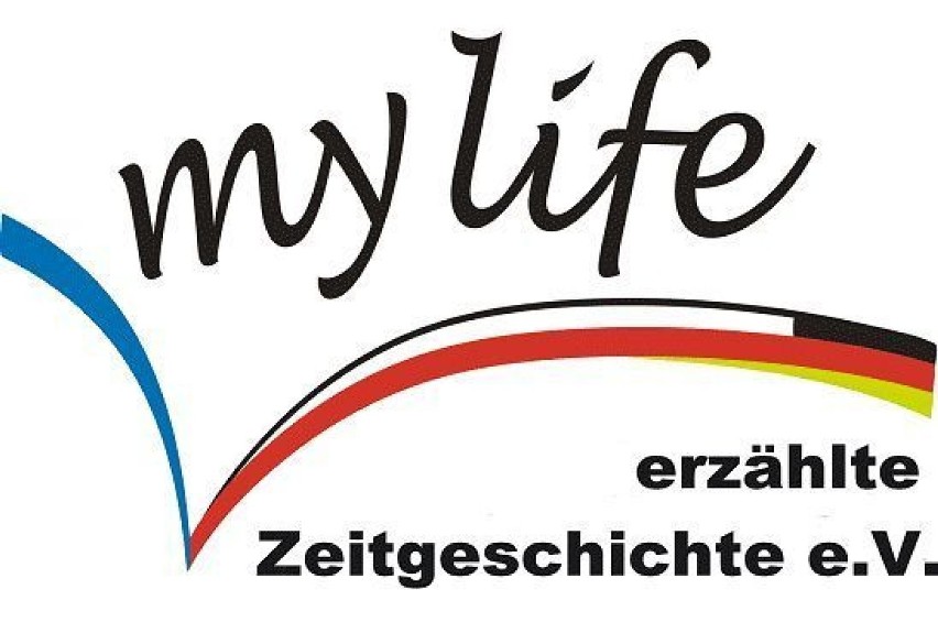Logo stowarzyszenia „My Life – historia opowiedziana”.