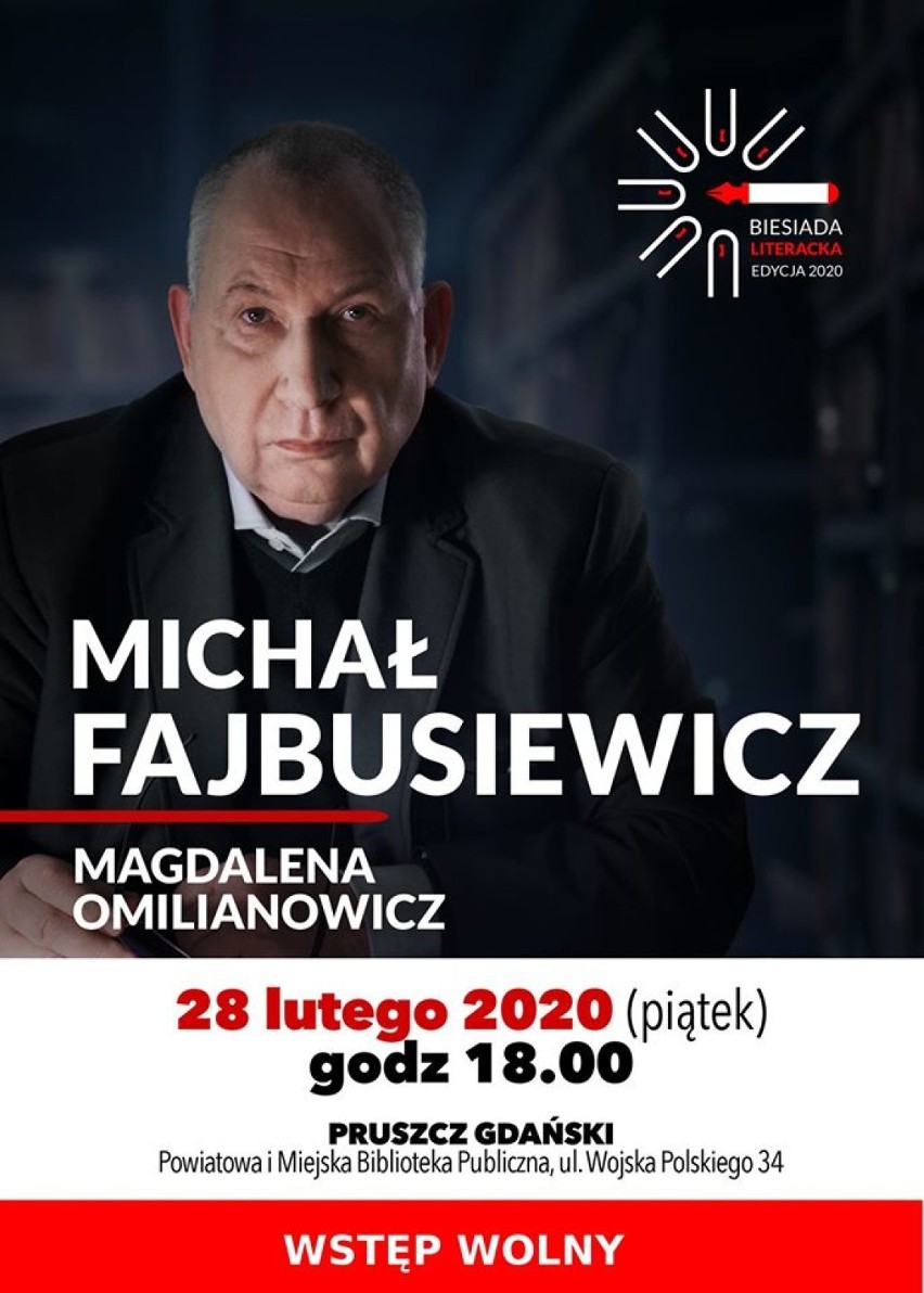 Pruszcz Gdański: Michał Fajbusiewicz, twórca programu "997" gościem Biesiady Literackiej