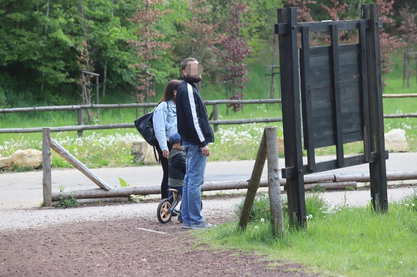 Park Gródek w Jaworznie podczas weekendu odwiedziły tłumy....