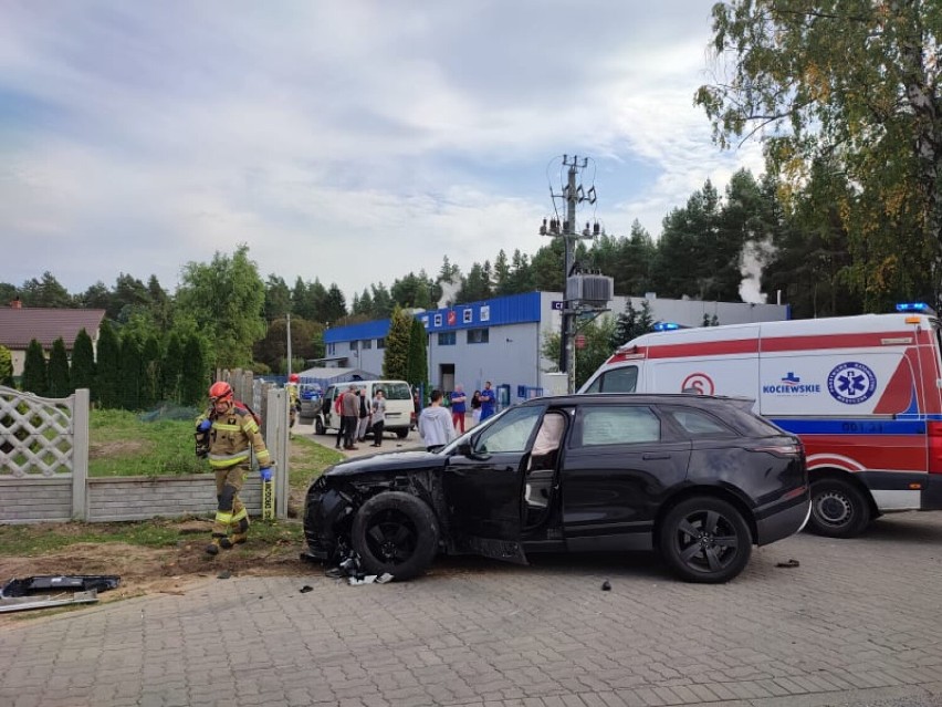 Zabagno koło Tczewa. Wypadek na drodze krajowej nr 22 - droga zablokowana