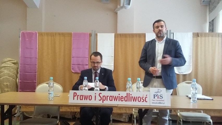 Poseł Prawa i Sprawiedliwości Marcin Horała odwiedził Malbork