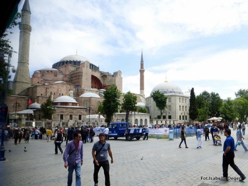 Hagia Sophia - Ayasofya, muzeum w Stambule. W przeszłości...