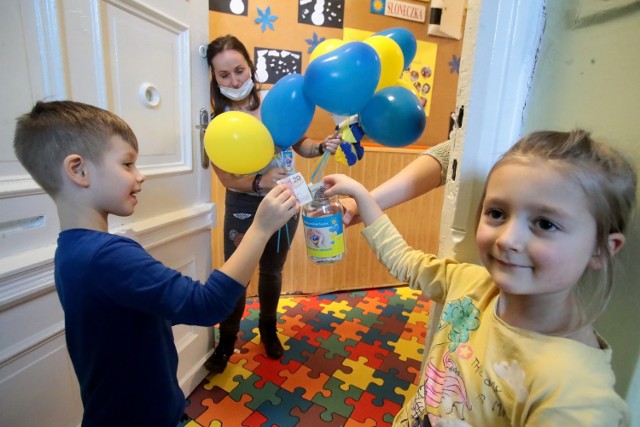 Przedszkolaki ze szczecińskiego Pentliczka dla dzieci w Ukrainy