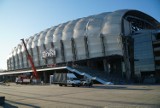 Enea Stadion w Poznaniu zmienił wygląd. Na membranie umieszczono logo sponsora