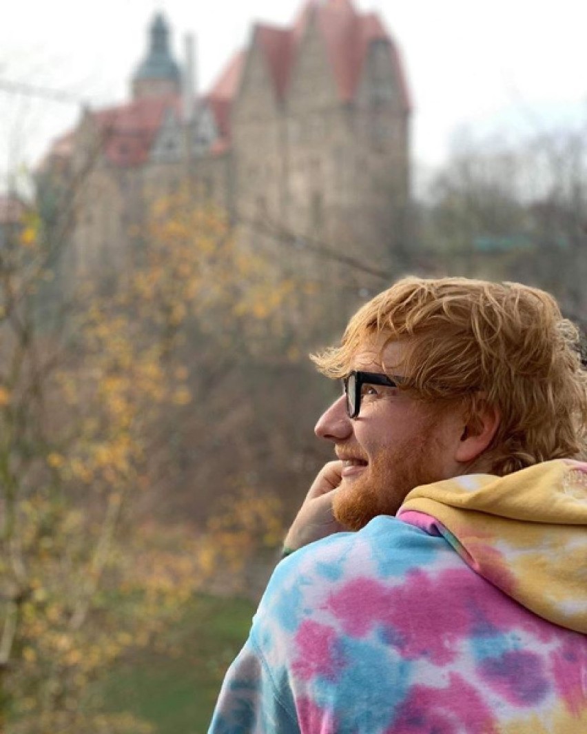 Ed Sheeran, wielka gwiazda muzyki, na Dolnym Śląsku [ZDJĘCIA]