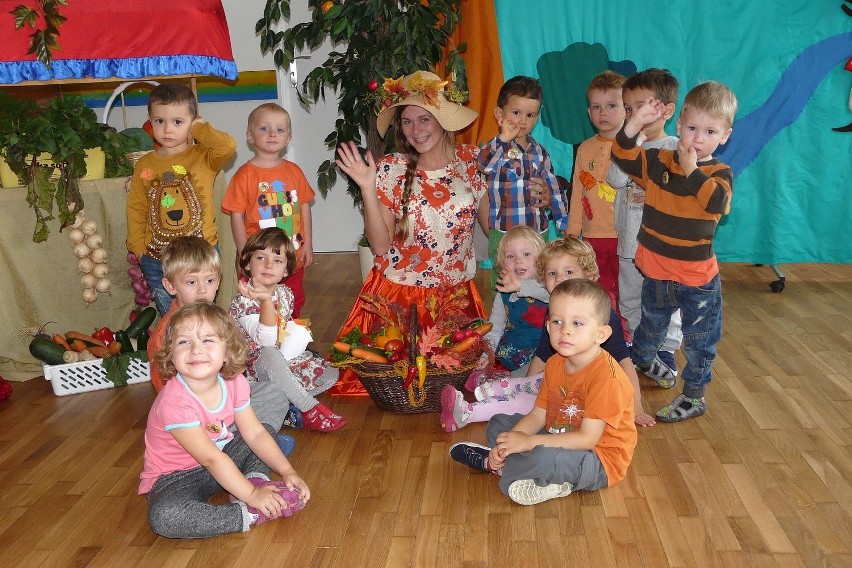 Dzieci z Przedszkola nr 1 w Skierniewicach przywitały jesień