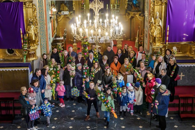 Konkurs palm wielkanocnych w parafii Narodzenia Najświętszej Maryi Panny w Zielonkach