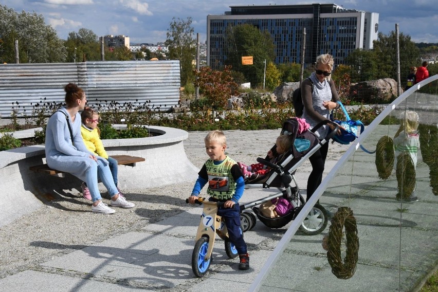 Ognisko, gotowanie i zabawa podczas pikniku w Ogrodzie Botanicznym w Kielcach