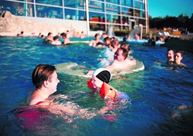 Plaża po wrocławsku, czyli baseny zewnętrzne aquaparku