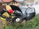 Kultowy garbus spłonął w Jastrzębiu. Volkswagen new beetle zapalił się w warsztacie. Co się stało?