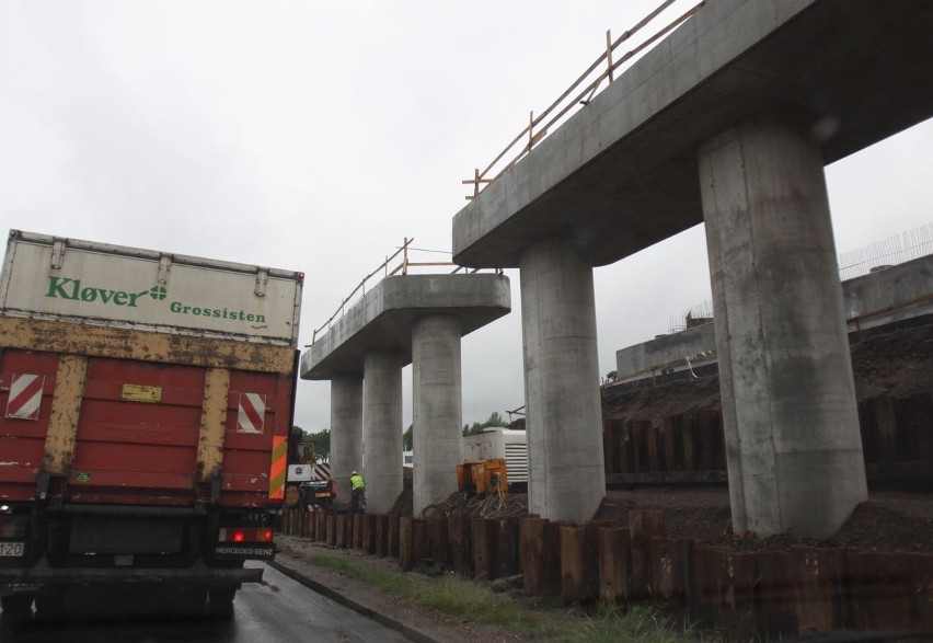 Autostrada A1. Zdjęcia z budowy węzła w Piekarach Śląskich i Bytomiu
