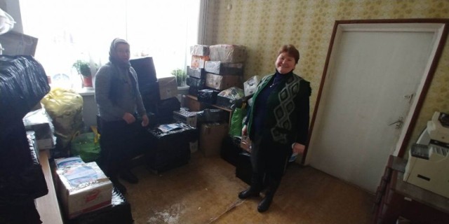 Na Litwę z Otmuchowa dotarło kilka ton darów.