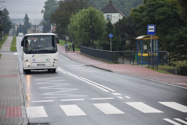 Gotowy jest fragment ulicy Raciborskiej w Gorzycach i Bełsznicy