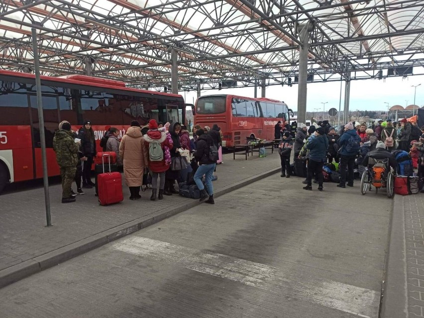 Strażacy z Państwowej Straży Pożarnej w czwartek (10 marca) zostali zadysponowani Mikrobusem Citroen Jumper do miejscowości Tomaszów Lubelski, gdzie ich zadaniem było dowożenie uchodźców z przejścia granicznego  do punktów recepcyjnych