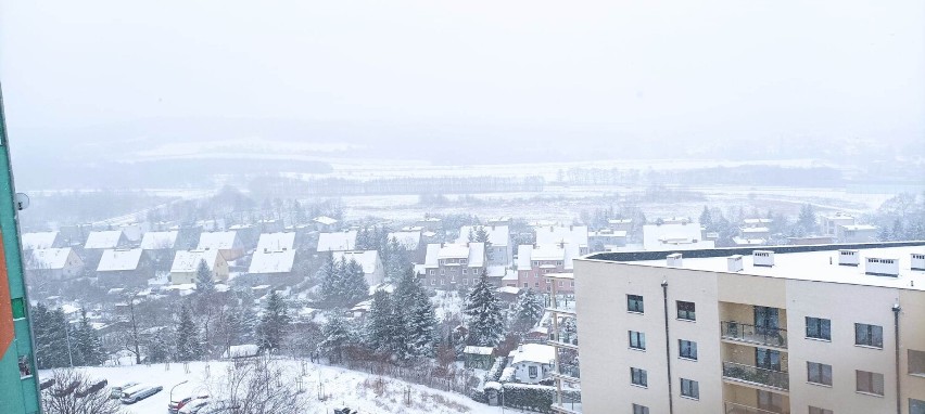 Atak zimy na Dolnym Śląsku 12.12.2022 roku