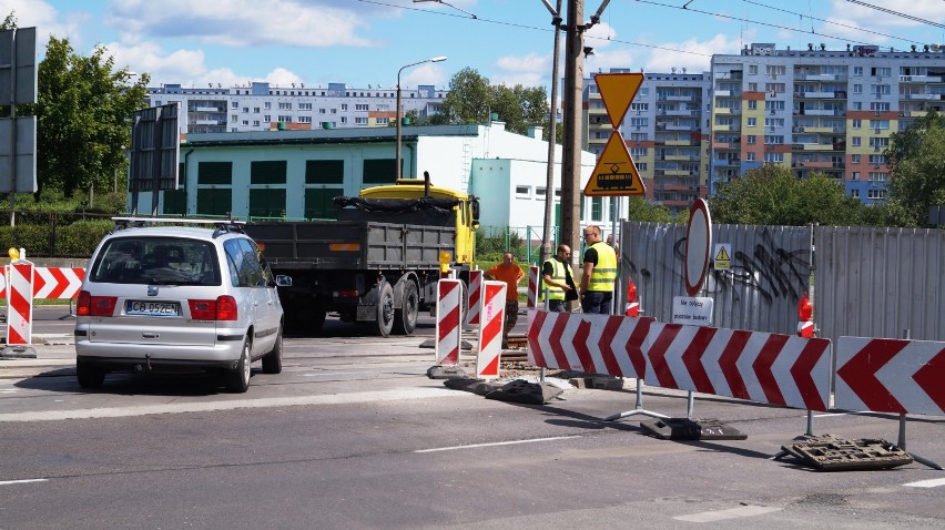 Trwa remont wiaduktu na ul. Wojska Polskiego w Bydgoszczy [zdjęcia, wideo]