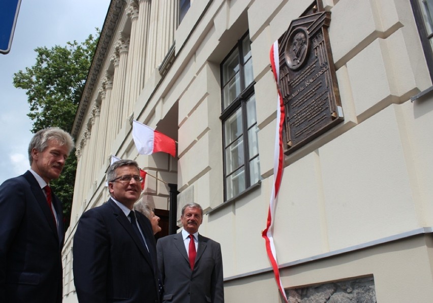 Prezydent Komorowski otworzył nowe skrzydło Biblioteki Raczyńskich