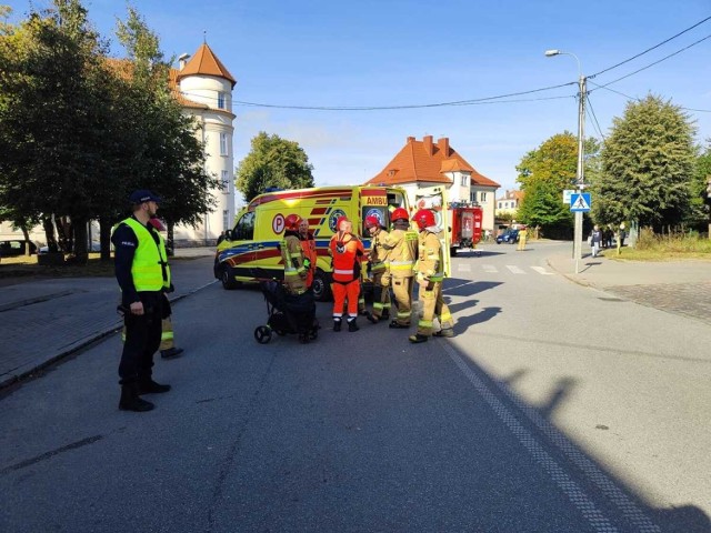 Węgorzewo. Potrącenie na przejściu dla pieszych kobiety z wózkiem