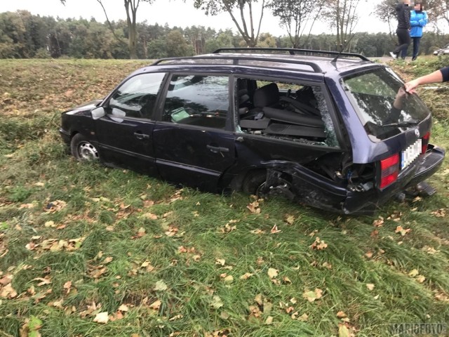 Do wypadku doszło w niedzielę po godz. 15 w miejscowości Sucha (powiat strzelecki) na drodze krajowej na 94.