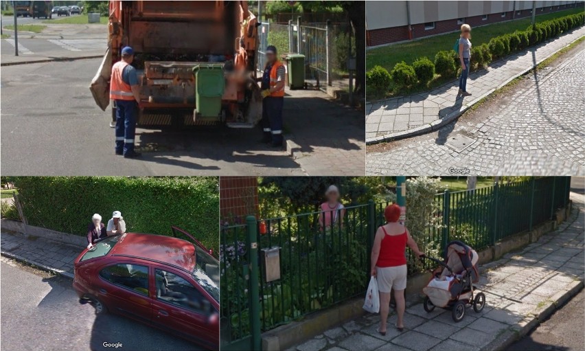 Rejon ul. Poznańskiej w Google Street View