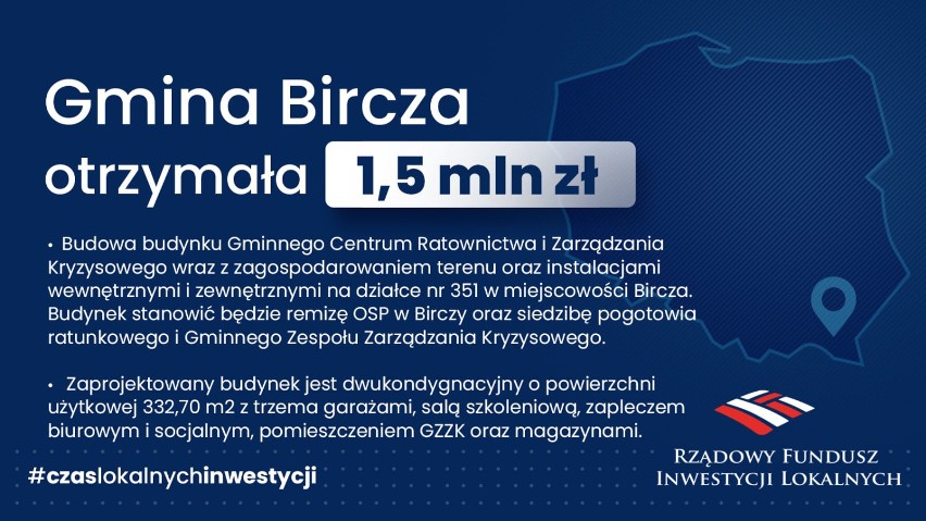 Wsparcie dla gminy Bircza, część 1.