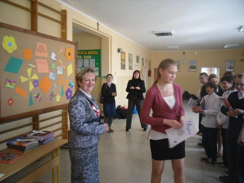Najlepsi matematycy w gminie Chmielno - konkurs w Szkole Podstawowej w Kożyczkowie