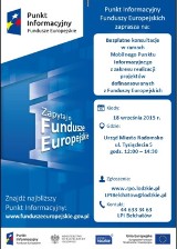 Lokalny Punkt Informacyjny Funduszy Europejskich - konsultacje w Radomsku