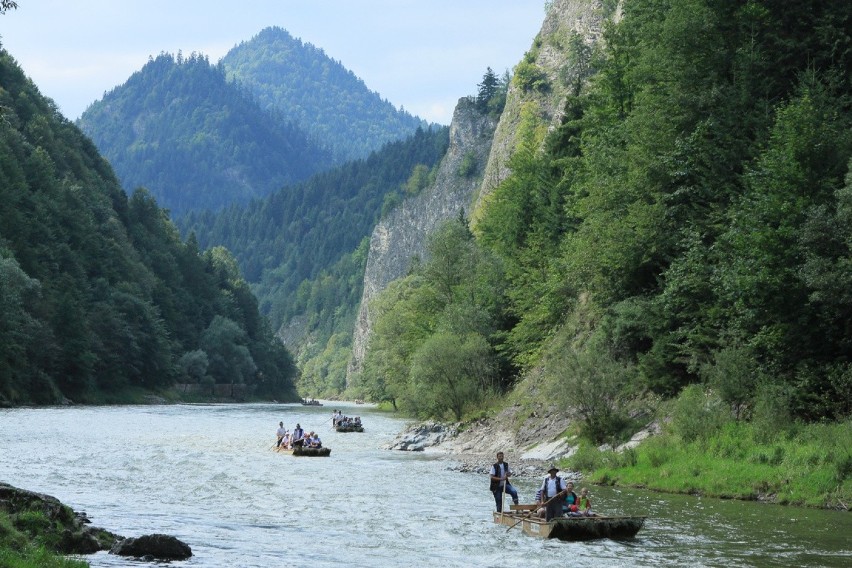 Przełom Dunajca w Pieninach jest uznawany za jeden z...
