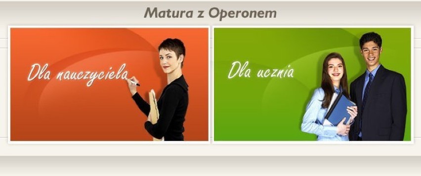 Strona http://www.matura.operon.pl/