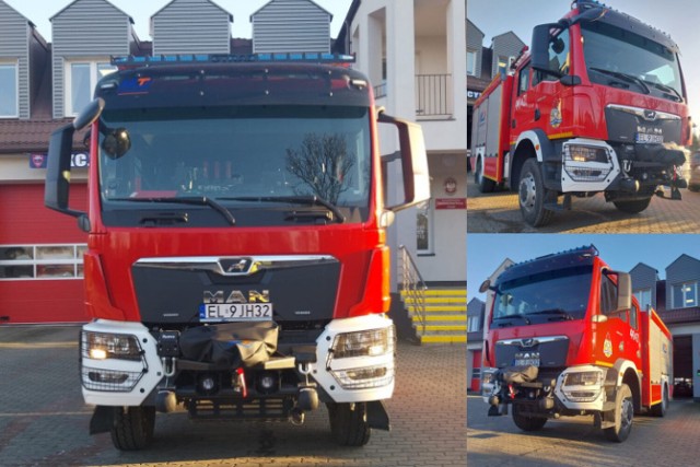 Nowy wóz trafił do Komendy Powiatowej Państwowej Straży Pożarnej w Łęczycy