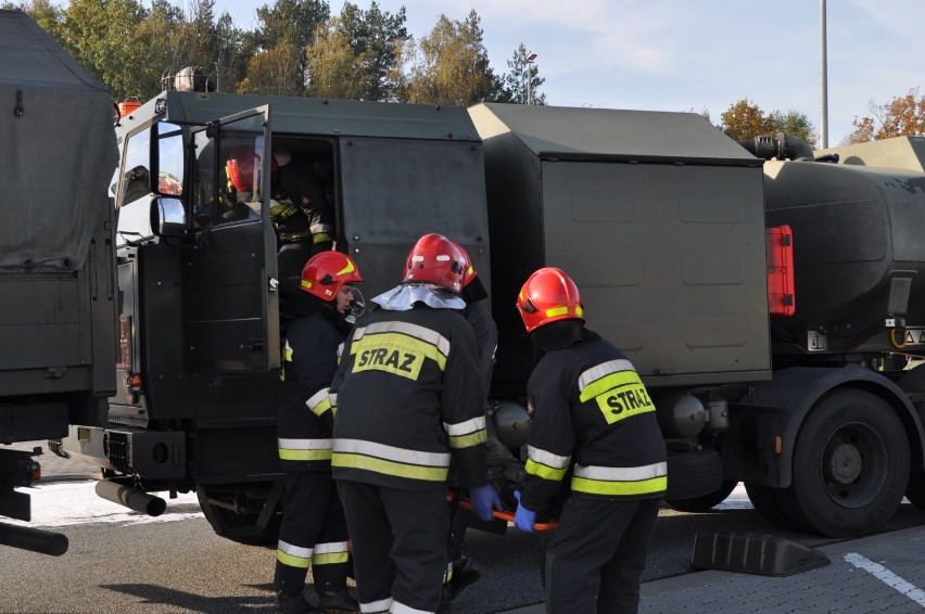 Karambol na drodze ekspresowej S8. Ćwiczenia powiatowe w Sięganowie [zdjęcia]