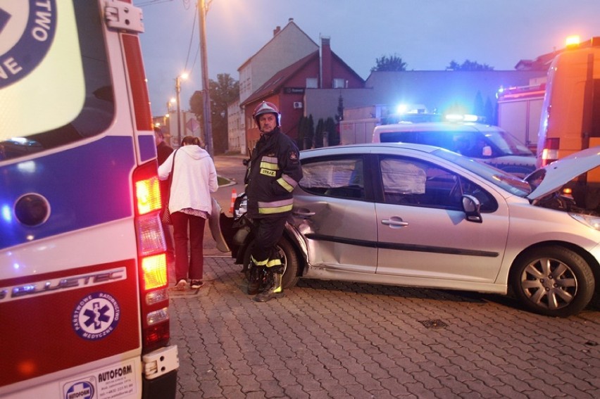 Wypadek na ulicy Działkowej w Legnicy [ZDJĘCIA]