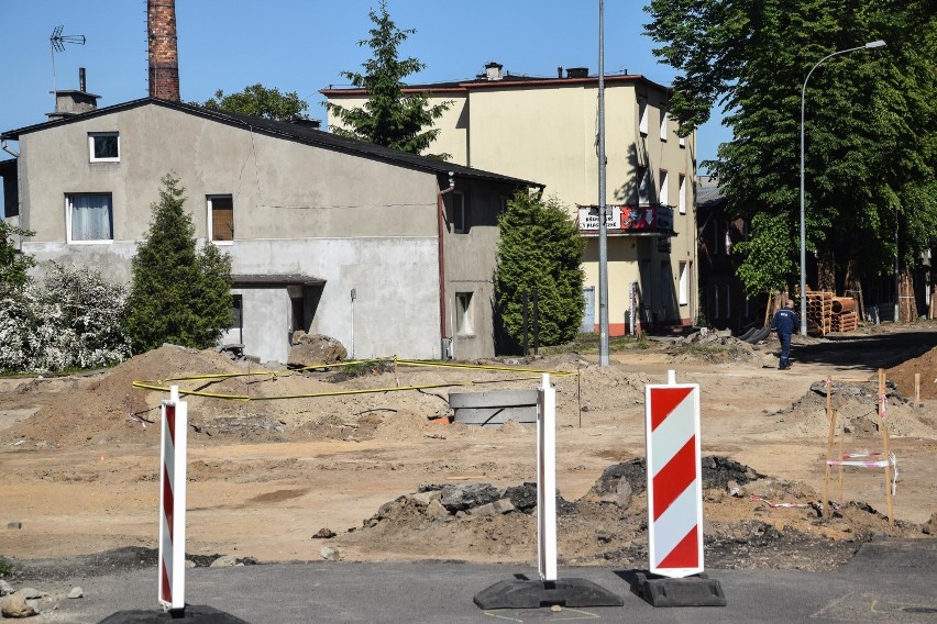 Budowa nowego ronda w Wejherowie trwa. ZDJĘCIA z placu budowy
