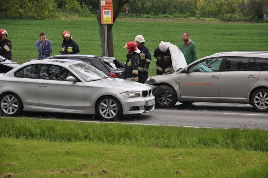 Kolizja na trasie Strzegom-Świdnica