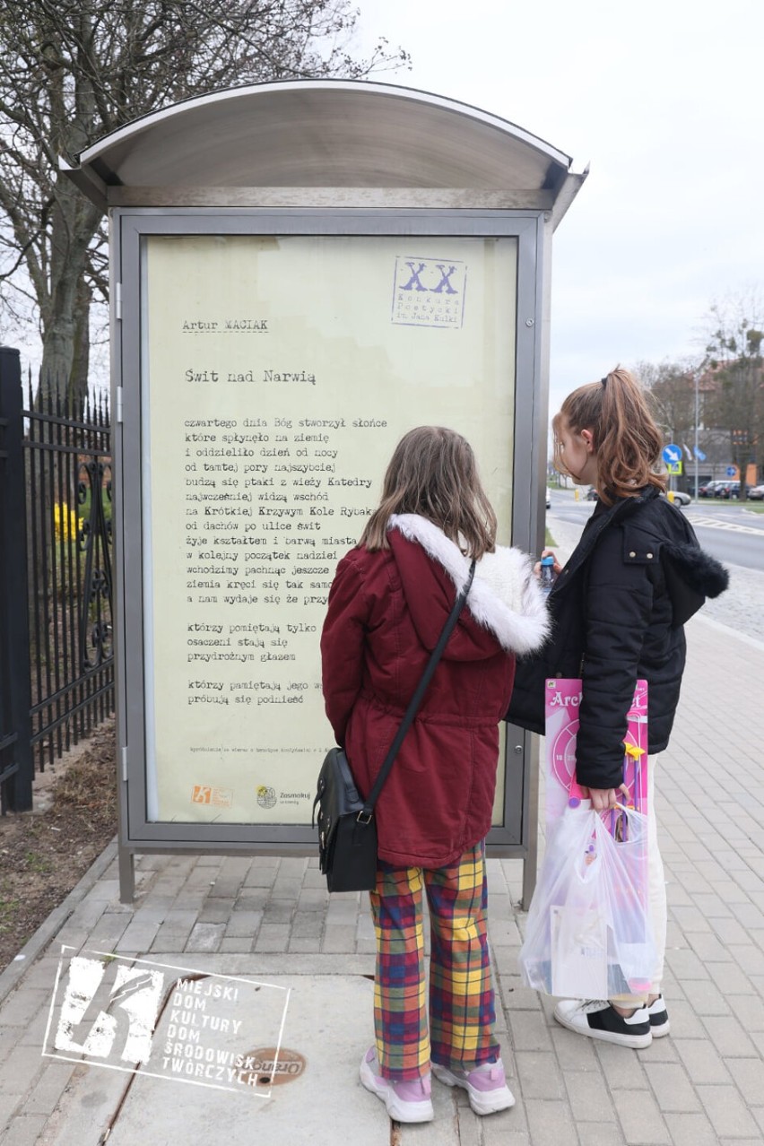Wiersze w mieście promują zbliżający się finał XX Konkursu Poetyckiego im. Jana Kulki 